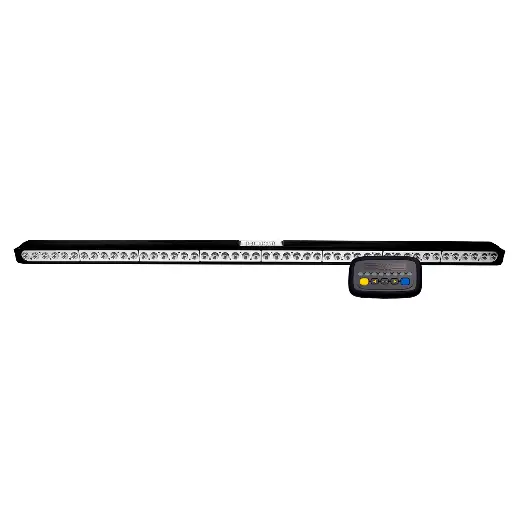 [3410A ] 3410A - ECCO - Barra direccional LED 12vcd ámbar 48 Leds Clase I 9 Patrones IP67 1.6 Amps.