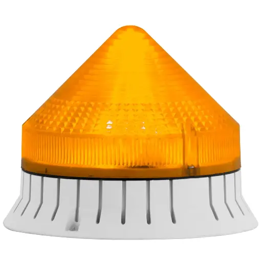 [38742] 38742 - Sirena - Luz led ámbar CTL1200 12/24 vac/dc 120mm diámetro 