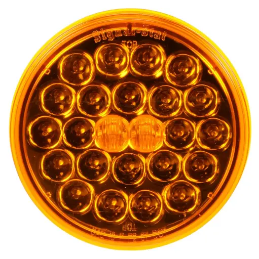 [4050A ] 4050A - TRUCK LITE - Plafón 4" 12vcd  ámbar luz de frenado/Trasera/direccional montaje Grommet
