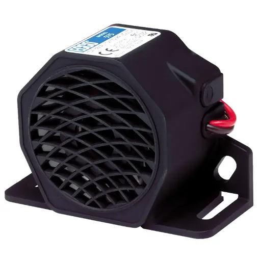 [575] 575 - ECCO - Alarma de reversa 12-24vcd 0.9amp 107 dB a 1mts IP67 