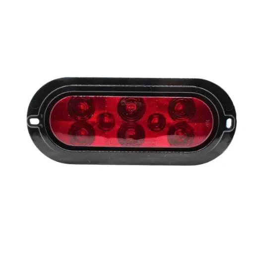 [6054] 6054 - TRUCK LITE - Plafón 6" 12-24vcd rojo