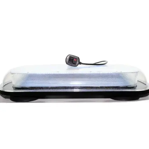 [SOT3636] SOT3636 - SOSLITE - Torreta media barra led 17" 12-24vcd ámbar 72 Leds Clase I  3.1Amps IP65 con imán y cable.