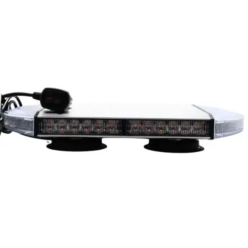 [AL5540 ] AL5540 - SOSLITE - Torreta media barra Led 14" 12vcd ámbar 40 Leds Clase I 0.18 Amps IP65 con imán y cable