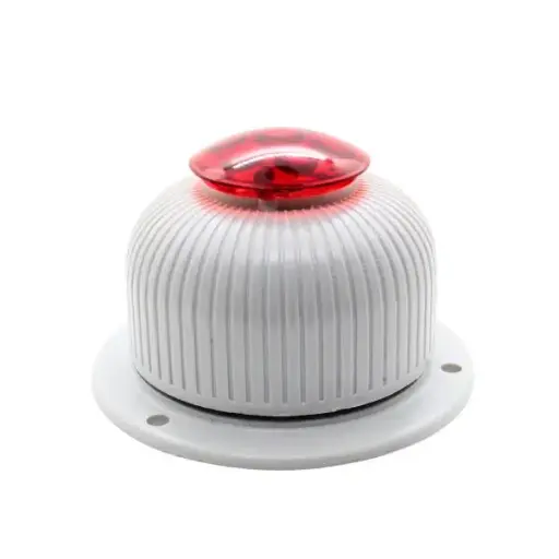 [BABYSAI24 ] BABYSAI24 - Sirena - Zumbador continuo 3.7" de diámetro con led 24vcd
