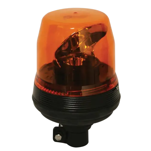 [EB7810A ] EB7810A - ECCO - Torreta led giratoria 12-24vcd ámbar Clase I  con montaje en poste.