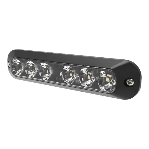 [ED3705AC ] ED3705AC - ECCO - Módulo led 12-24vcd ámbar/blanco 6 Leds 22 Patrones Clase I IP69K