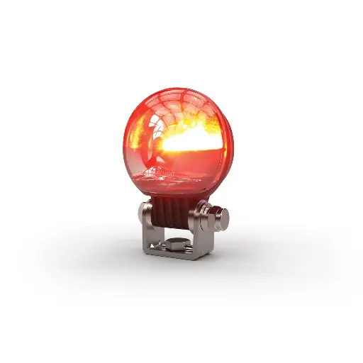 [EW2030R ] EW2030R - ECCO - Faro perimetral Arco 180° led rojo 12-80vcd 100 Lúmenes 1Led IP67.
