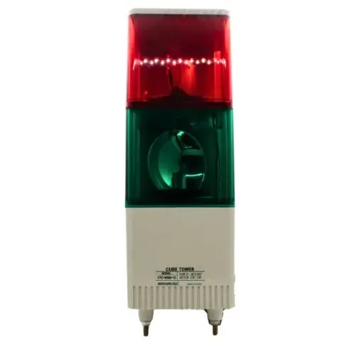 [HYCTCKBM102 ] HYCTCKBM102 - Hanyoung - Luz giratoria cuadrada 110vca 116mm roja y verde 85dB IP54