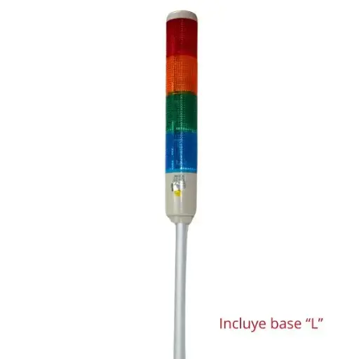[HYTN244 ] HYTN244 - Hanyoung - Luz indicadora 24vcd 4 stack 55mm diam. fija IP54