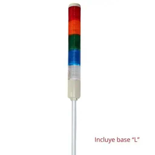 [HYTN245 ] HYTN245 - Hanyoung - Luz indicadora 24vcd 5 stack 55mm diam. fija IP54
