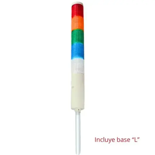 [HYTWBN245 ] HYTWBN245 - Hanyoung -Luz indicadora 24vcd 5 stack 55mm diam. fija-intermitente 80dB IP54