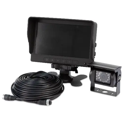 [K7000B ] K7000B - ECCO - Kit Cámara de reversa alámbrica 12-24vcd con opción a 2 cámaras IP69K.