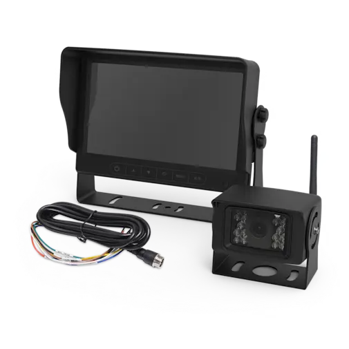 [K7000BWK ] K7000BWK - ECCO - Kit Cámara de reversa inalámbrica 12-24vcd LCD 7" IP69K