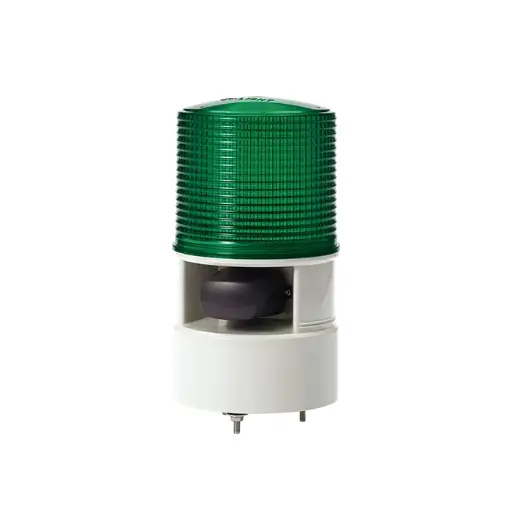 [S125DLWS120G ] S125DLWS120G - QLight - Alarma audiovisual led 120vca verde 21 Leds 5 tonos 105dB IP54.