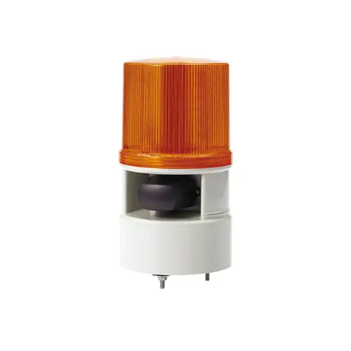 [S125DMLWS110A ] S125DMLWS110A - QLight - Alarma audiovisual led 120vca ámbar 5 tonos de advertencia 3 patrones 105dB IP54 