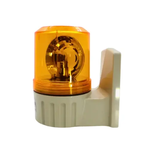[S80AU110A ] S80AU110A - QLight - Torreta giratoria 110vca para pared ámbar IP44