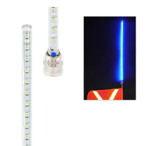[SCMB ] SCMB - DRIVER IND - Luz led extra larga 24" 306° azul 10-30vcd programable 72 led IP66