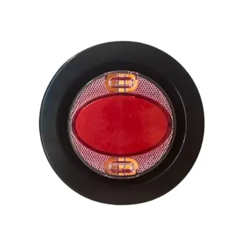 [SOP2501 ] SOP2501 - SOSLITE - Plafón 2.5" ámbar 12vcd 12 Leds 13 Patrones de flasheo Clase I Amps 0.79  IP67.