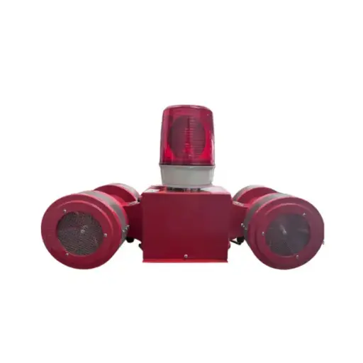 [SOS2S10TR ] SOS2S10TR - ARMADAS - Alarma audiovisual 110vca roja 123dB x 2 a 1 metro IP44