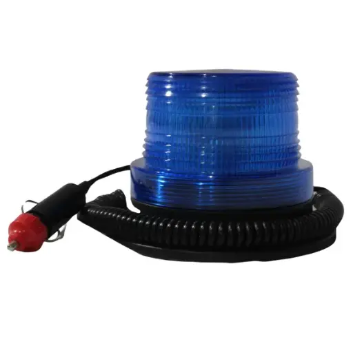 [SOT0112LMB ] SOT0112LMB - SOSLITE - Torreta led con imán y cable 12vcd azul 10 Leds 3watts  0.171 Amps Clase II IP44