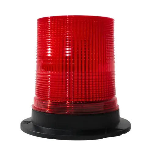 [SOT01F2212LR ] SOT01F2212LR - SOSLITE - Torreta led 12-48vcd rojo 15 leds 1 patrón de flasheo Clase II IP65