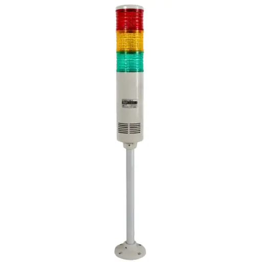 [ST56ELFBZ324 ] ST56ELFBZ324 - QLight - Luz indicadora led 24vcd 3stack 56mm diam. con alarma 85db IP44
