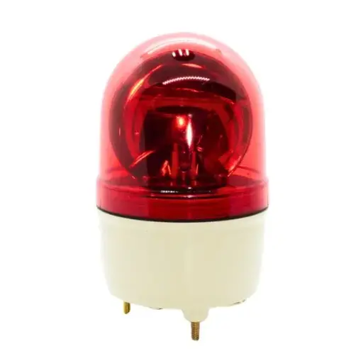 [TLB100PAC51R ] TLB100PAC51R - Hanyoung - Torreta giratoria estroboscópica 24vcd/ca roja con alarma 90dB IP54 150mm