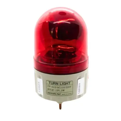[TP012R ] TP012R - Hanyoung - Torreta giratoria 110-220vca roja 84mm