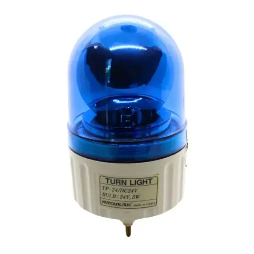 [TP24B ] TP24B - Hanyoung - Torreta giratoria 24vcd azul 84mm
