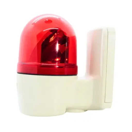 [WTPC51R ] WTPC51R - Hanyoung - Torreta giratoria instalación en pared 24vcd roja 90dB