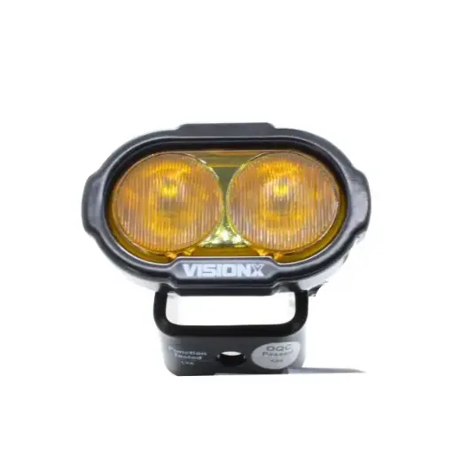 DURA2-DL2CBSY - VISION X - Faro de trabajo led 9-32vcd 2 led Combo driving 1400 lúmenes IP68/IP69K Mica amarilla