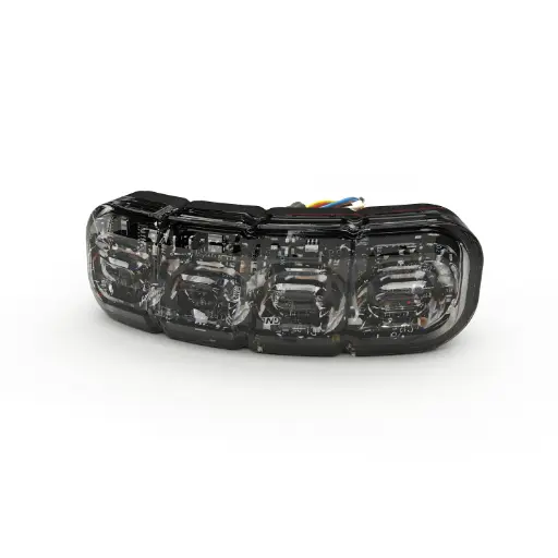 ED3793AW - ECCO - Luz direccional 4 leds 12-24vcd flexible dual color ámbar-blanco